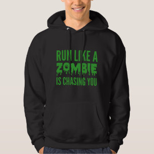Renne, als ob ein Zombie dich jagt Hoodie