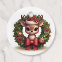 Renne-Geschenketikett