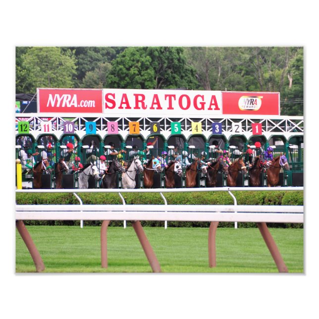 Rennen am Wellness-Center Fotodruck (Vorne)