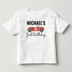 RENNEN-AUTO-GEBURTSTAGS-T-SHIRT KLEINKIND T-SHIRT