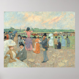Rennen in Longchamp - Jean-Louis Forain Fine Art Poster