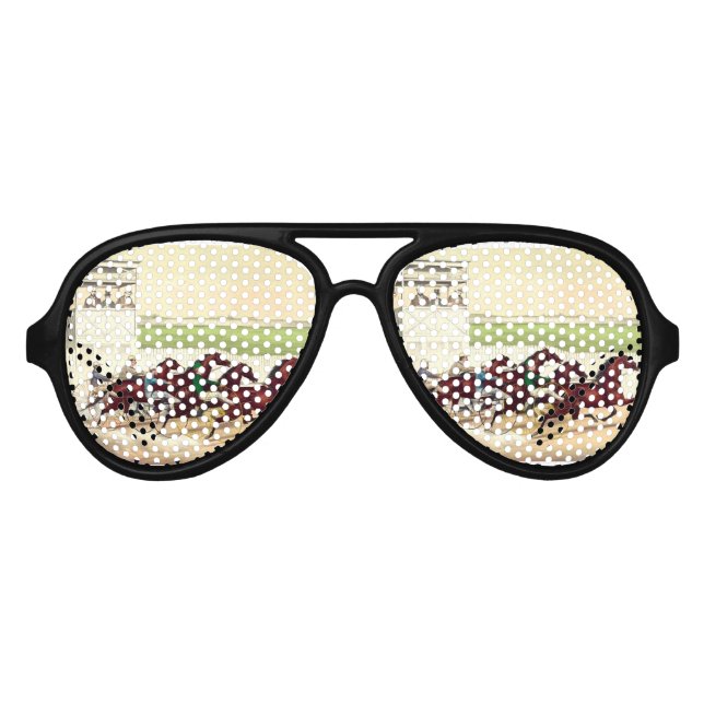 Rennen ist mein Leben Partybrille (Vorderseite)