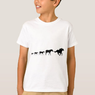Rennen-PferdeEvolution T-Shirt