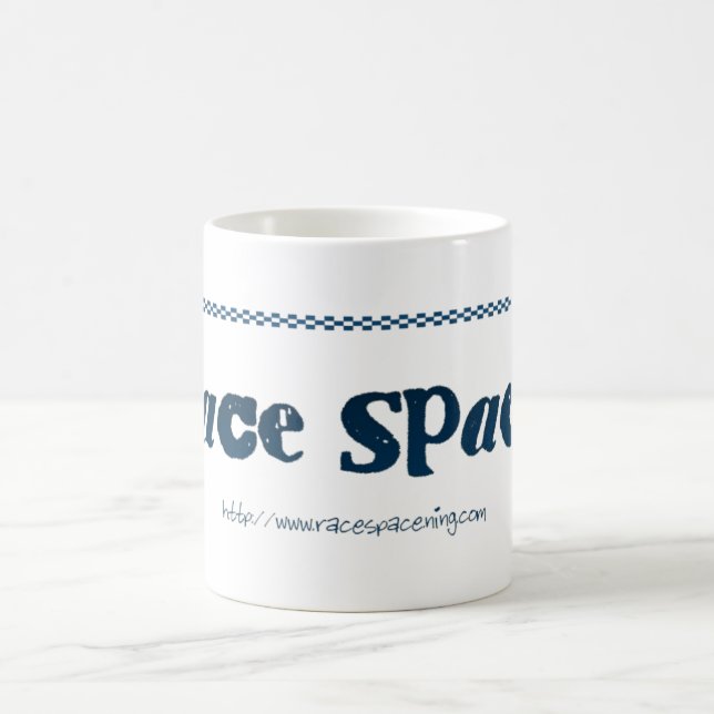 Rennen-Raum-Tasse Kaffeetasse (Mittel)