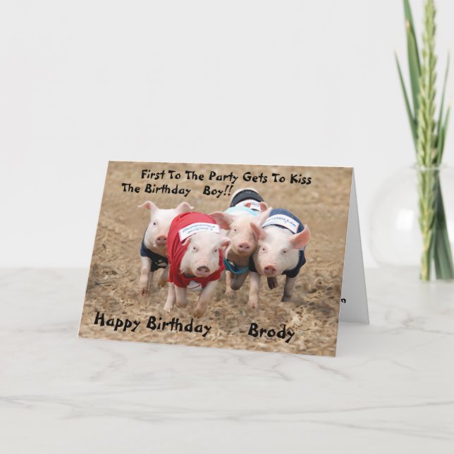 Rennen um die Party Einladungen (Vorderseite)