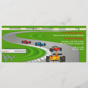 Rennen zur Endeinladung Einladung