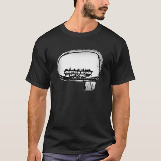 Rennfahrer Funny Auto Mirror Graphic Racing G T-Shirt (Vorderseite)