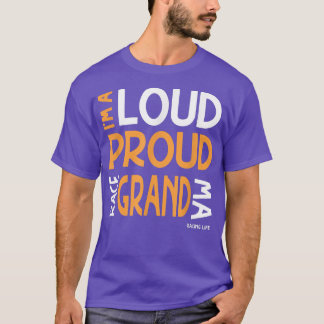 Rennfahrer Oma I bin ein lautes Proud-Rennen Oma T-Shirt