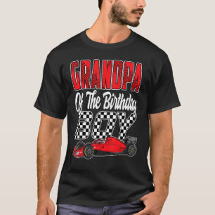 Rennfahrer Opa der Geburtstagsjungformel Rac T-Shirt