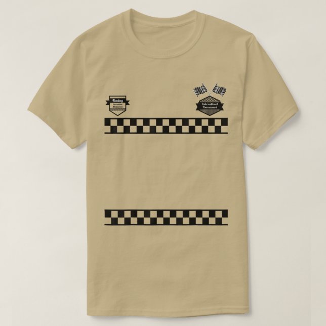 Rennfahrer Racer Kids & Adult Halloween Costu T-Shirt (Design vorne)