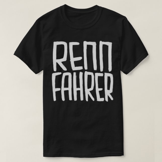 Rennfahrer T-Shirt (Design vorne)