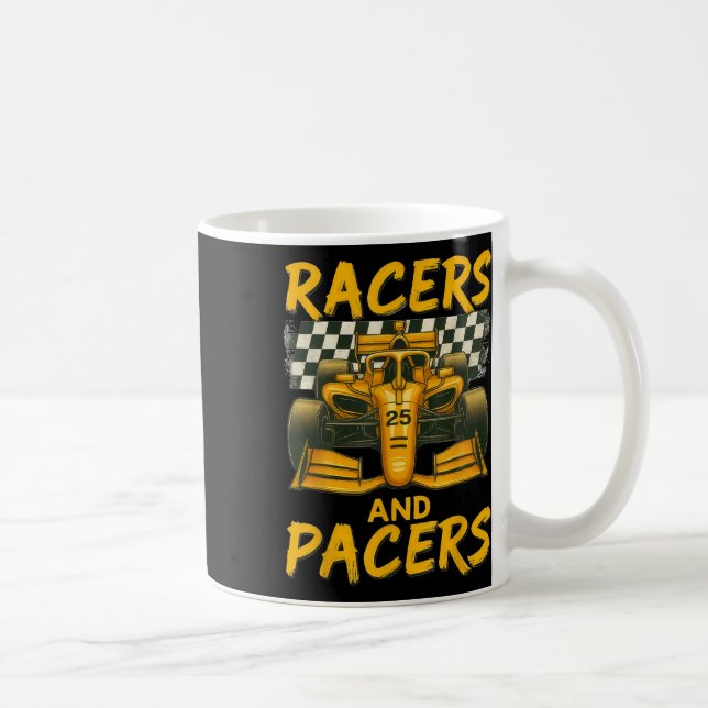 Rennfahrer und Schnellläufer  Kaffeetasse (Rechts)