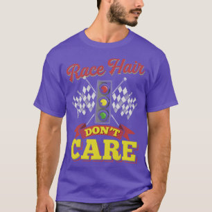 Rennhaar kümmern sich um lustige Renngeschenke T-Shirt