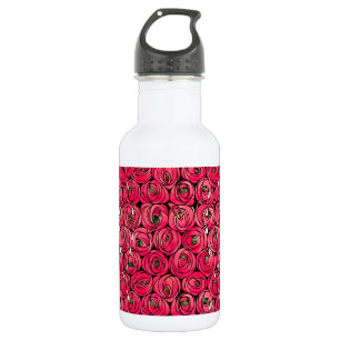 Rennie Mackintosh Rose Art Nouveau Blumenmuster Trinkflasche