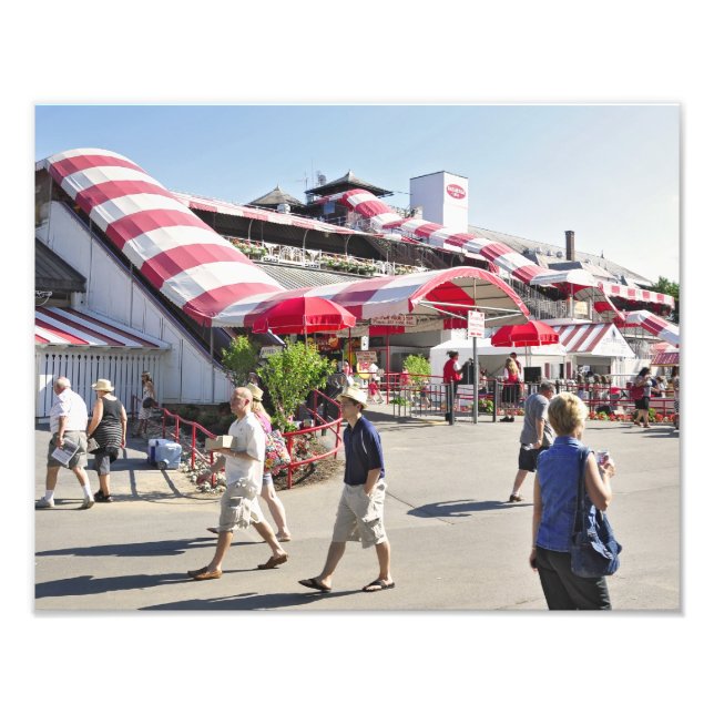 Rennkurs in Saratoga Fotodruck (Vorne)