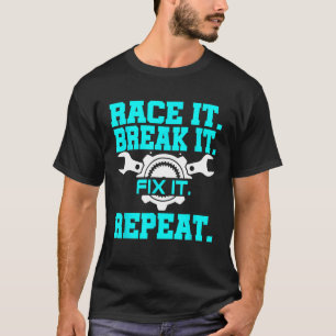 Rennmechaniker Rennen Auto Ehemann Vater Opa T-Shirt