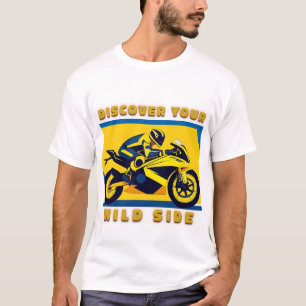 Rennmotorrad und Fahrer T-Shirt