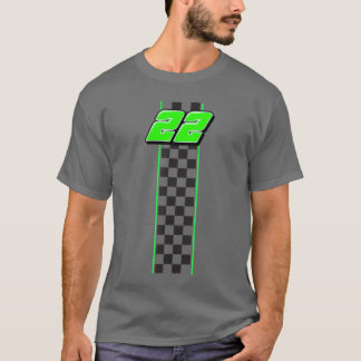 Rennnummer 22 Rennen Rennstrecke T-Shirt