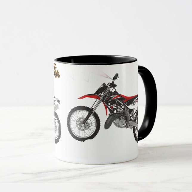 Rennrad Kunst Tasse (VorderseiteRechts)