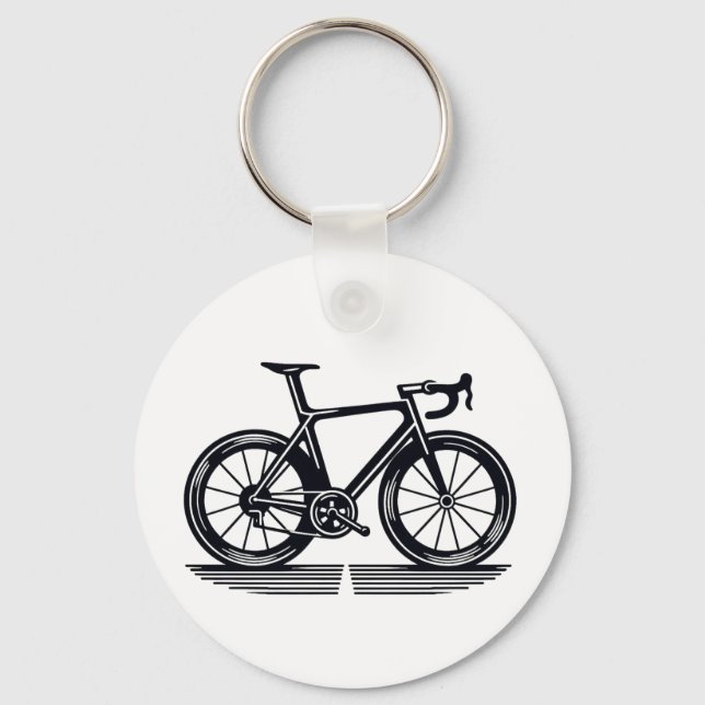 Rennrad Schlüsselanhänger (Vorderseite)