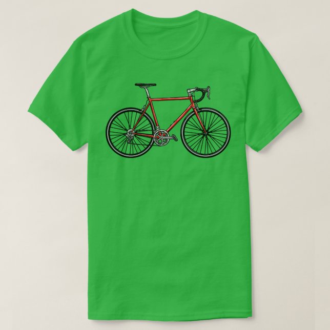 Rennrad T-Shirt (Design vorne)