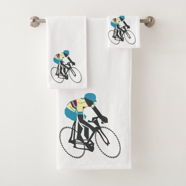 Rennradfahrer Badhandtuch Set (Insitu)