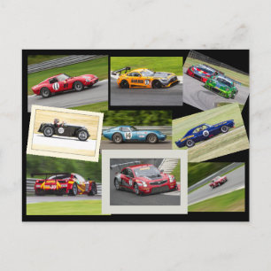 Rennsport Postkarte