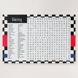Rennsport-Thema Puzzle