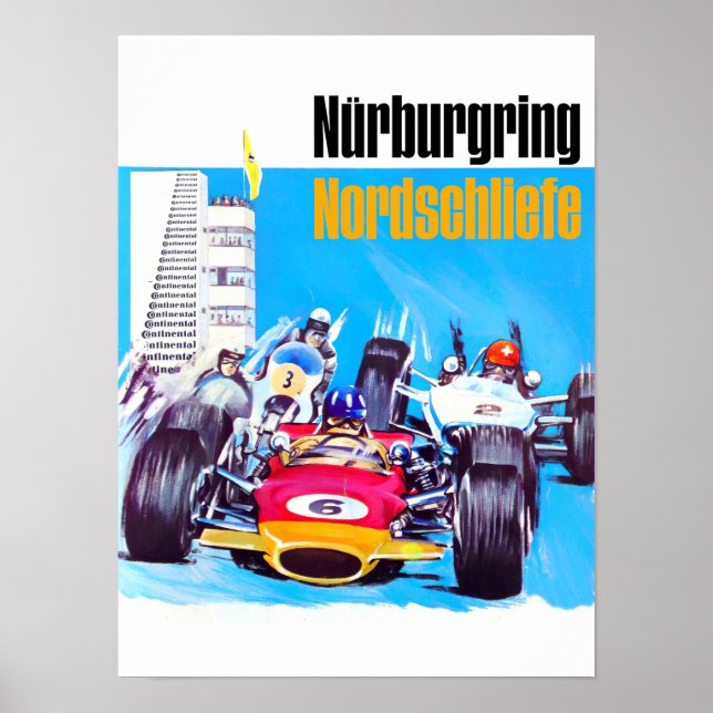 Rennsport zum Grand Prix von Nurburgring Poster (Vorne)
