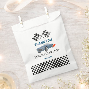 Rennstrecke Blue Baby Dusche Geschenktütchen