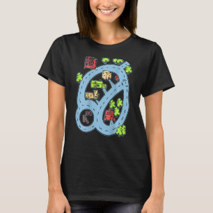 Rennstrecke Vater Son Car Rennstrecke T-Shirt