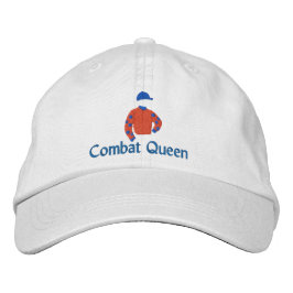 Rennstreckendesign der "Combat Queen" Bestickte Baseballkappe