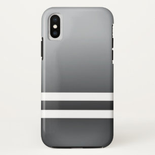 Rennstreifen Weiß Grau Blau Case-Mate iPhone Hülle