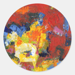 Renntag Runder Aufkleber