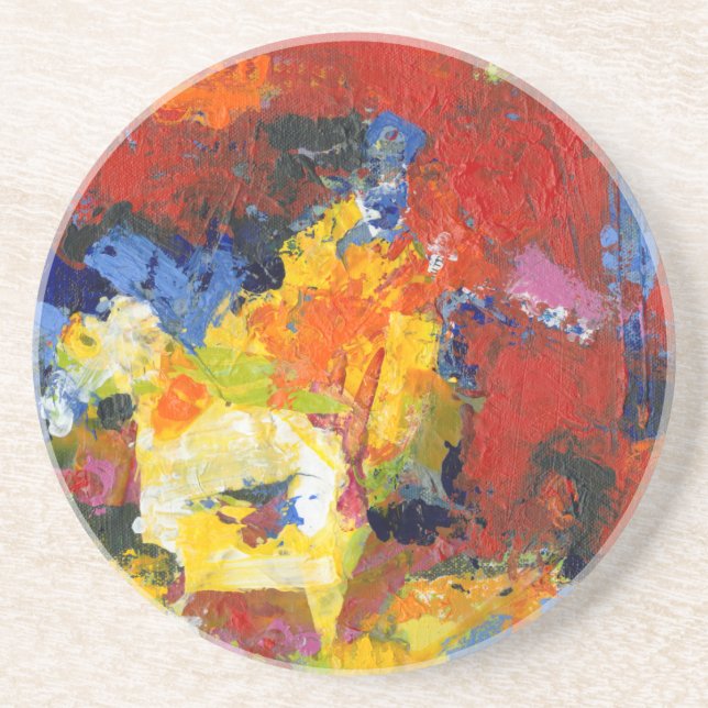 Renntag Sandstein Untersetzer (Vorne)