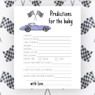 Rennwagen - Babyprognosen und Ratschläge