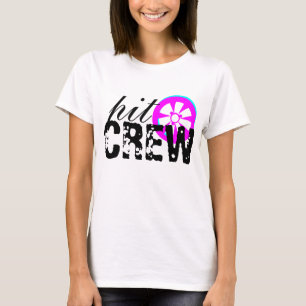 Rennwagen-Ehefrau-Felge-Rennwagen-Pit-Crew T-Shirt