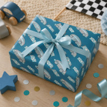 Rennwagen Flaggenblau Kids-Muster