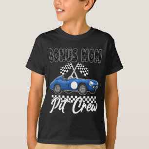 Rennwagen-Geburtstagsfeier Rennfamilie Bonus Mama T-Shirt