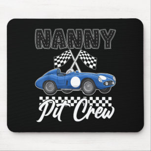 Rennwagen-Geburtstagsfeier-Rennfamilie-Kindermädch Mousepad