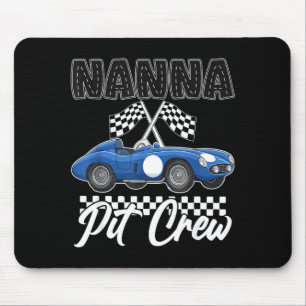 Rennwagen-Geburtstagsfeier-Rennfamilie Oma-Pit Mousepad