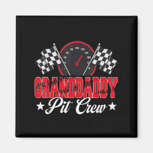 Rennwagen Geburtstagsparty Racing Family Granddadd Magnet