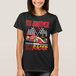 Rennwagen großer Bruder des Geburtstags-Rennfahrer T-Shirt