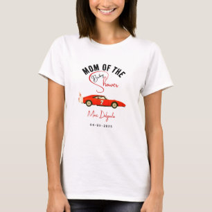 Rennwagen-Junge-Baby-Shower-T-Shirt Kleiner Renn T-Shirt