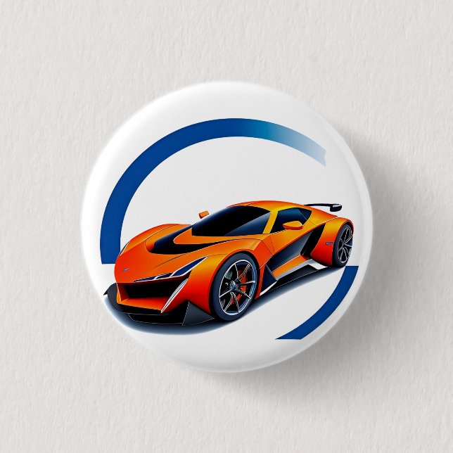 Rennwagen mit dynamischem Design Button (Vorderseite)