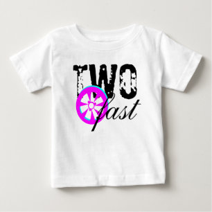 Rennwagen Neon zum Zweiten drehend  Baby T-shirt