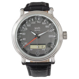 Rennwagen Odometer Watch Armbanduhr