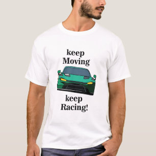 Rennwagen-Rennfahrer-Rennen T-Shirt