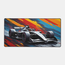 Rennwagen Speedy für Motorsport Schreibtischunterlage