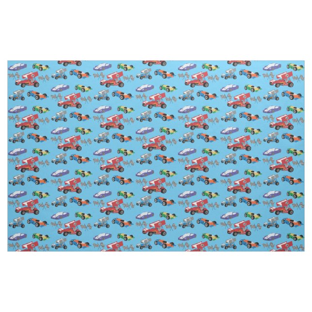 Rennwagen Stoff (Fat Quarter (45,7 x 55,9 cm))